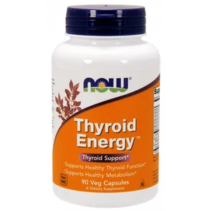 Now Foods Thyroid Energy - Wsparcie Tarczycy (90 kaps.) - Suplementy naturalne - miniaturka - grafika 1