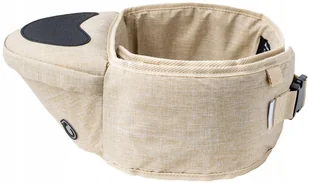 HIPPYCHICK Hipseat Nosidełko biodrowe Denim Oatmea - Nosidełka dla dzieci - miniaturka - grafika 1