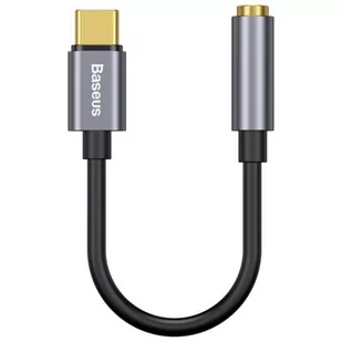 Baseus Baseus Adapter USB Typ-C Jack 3.5 mm BASEUS L54 CATL54-0G CATL54-0G - Kable komputerowe i do monitorów - miniaturka - grafika 1