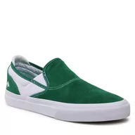 Półbuty męskie - Sneakersy Emerica Wino G6 Slip-On 6101000111 Green/White/Gum 313 - miniaturka - grafika 1