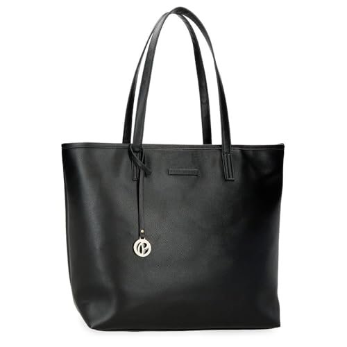 Pepe Jeans Elia, portfele, portfele, portfele, dorywczo wykonane ze sztucznej skóry, szerokie i regulowane paski, które pasują, przednia kieszeń. Od Joumma Bags, Czarny (Black), Talla única, torba