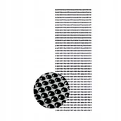 Dekoratorstwo - Cyrkonie samoprzylepne kryształki diamenciki czarne 3mm - miniaturka - grafika 1