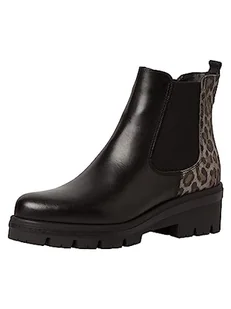 Tamaris Damskie botki 1-1-25474-41, Black Leopard, 39 EU - Botki damskie - miniaturka - grafika 1
