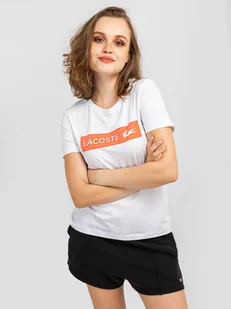 Lacoste Koszulka damska Lacoste TF0224-24B - Koszulki i topy damskie - miniaturka - grafika 1