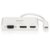Adaptery i przejściówki - D-Link Adapter USB-C/HDMI/VGA/DisplayPort DUBV310 - miniaturka - grafika 1