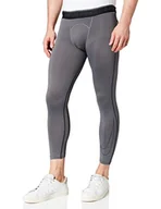 Legginsy - Nike Męskie legginsy M NP DF 3QT, Iron Grey/Black/Black, L - miniaturka - grafika 1