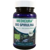 Soki i napoje niegazowane - Medicura (soki aloe, noni, goji ,inne, superfoods) SPIRULINA W PASTYLKACH (GLONY - miniaturka - grafika 1