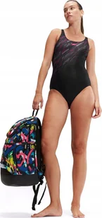 Speedo Damski Strój kąpielowy HYPERBOOM PLMT MSBK AF - Stroje kąpielowe - miniaturka - grafika 1