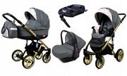 Wózki dziecięce - BabyLux Lumio 4w1 + baza Isofix 5903890854775 - miniaturka - grafika 1