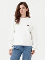 Bluzy damskie - Tommy Jeans Bluza DW0DW19408 Écru Boxy Fit - miniaturka - grafika 1