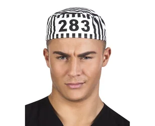 GoDan Czapka więźnia, czarno-biała - Gadżety dla niej i dla niego - miniaturka - grafika 2
