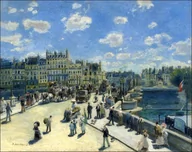 Plakaty - Galeria Plakatu, Plakat, Pont Neuf, Paris, Auguste Renoir, 42x29,7 cm - miniaturka - grafika 1