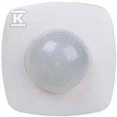 Czujniki ruchu i zmierzchu - Czujnik ruchu PIR z funkcją obecności, IP-65, sufitowy, 360°, 10A, 230V DR-09-IP65 - miniaturka - grafika 1