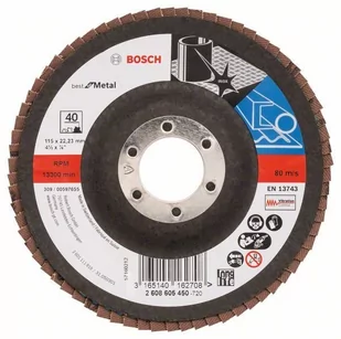 Bosch Lamelkowa tarcza szlifierska 2608605450 - Materiały ścierne - miniaturka - grafika 1