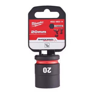 Nasadka udarowa 1/2 krótka 20 mm MILWAUKEE - Bity - miniaturka - grafika 1