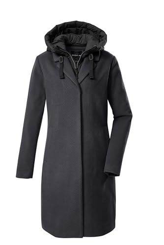 G.I.G.A. DX Kobiety Parka/wełniany płaszcz z odpinaną kamizelką i kapturem GW 20 WMN PRK, anthrazit, 40, 43352-000