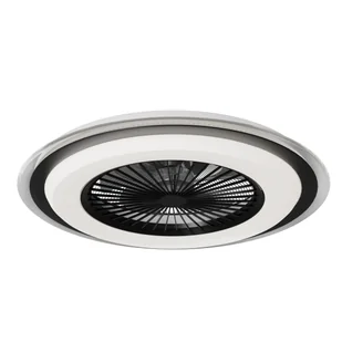 Lampownetylator Majola czarno-biały śr. 60 cm 6400 lm LED Inspire - Wentylatory sufitowe Lampownetylator Majola czarno-biały śr. 60 cm 6400 lm LED Inspire - Wentylatory sufitowe - miniaturka - grafika 1