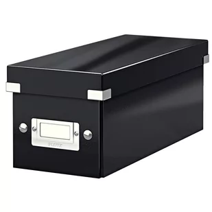Czarne pudełko do przechowywania z pokrywką Click&Store – Leitz - Pudła i pojemniki do przechowywania - miniaturka - grafika 1