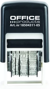 Datownik Samotuszujący Office Products Z Tuszem Pl Czarny 103L444 - Datowniki - miniaturka - grafika 1