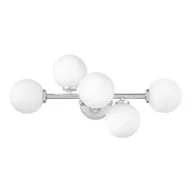 Lampy ścienne - Lumina Deco LAMPA ŚCIENNA KINKIET NOWOCZESNY CHROMOWANY MARSIADA W5 LDW 6033-5 (CHR) - miniaturka - grafika 1