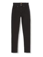Spodnie damskie - Lee Legendary dżinsy damskie skinny, czarny, 26W / 31L - miniaturka - grafika 1