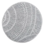 Dywany zewnętrzne - DYWAN SZNURKOWY DO DOMU NA TARAS WZÓR 120cm SZARY - miniaturka - grafika 1