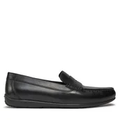 Mokasyny męskie - Mokasyny Geox U Ascanio U450WC 00043 C9999 Czarny - miniaturka - grafika 1