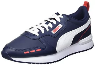 PUMA Unisex dorośli R78 SL Sneaker, Peacoat Puma White - 44.5 EU - Moda i Uroda OUTLET - miniaturka - grafika 1