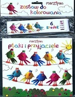 Baśnie, bajki, legendy - Olesiejuk Sp. z o.o. Marzipan. Ptaki i przyjaciele + kredki - miniaturka - grafika 1