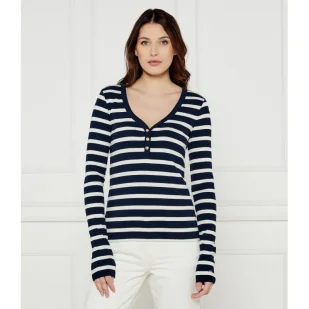 Tommy Hilfiger Bluzka HENLEY Slim Fit - Bluzki damskie - miniaturka - grafika 1