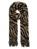 Apaszki i szaliki damskie - Pieces Szal w kolorze beżowym - miniaturka - grafika 1