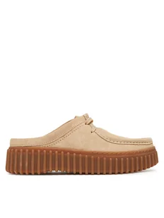 Clarks Klapki Torhill Mule 26181197 Écru - Klapki i japonki damskie - miniaturka - grafika 1