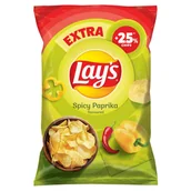 Chipsy - Chipsy ziemniaczane Lay's o smaku pikantnej papryki 163 g - miniaturka - grafika 1