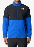 Bluzy sportowe męskie - Bluza polarowa The North Face Glacier Heavyweight Full Zip Jacket - hero blue/asphalt grey - miniaturka - grafika 1