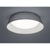 Lampy sufitowe - Trio Plafon LAMPA sufitowa PONTS R62871811 natynkowa OPRAWA okrągła LED 18W abażurowa szara R62871811 - miniaturka - grafika 1
