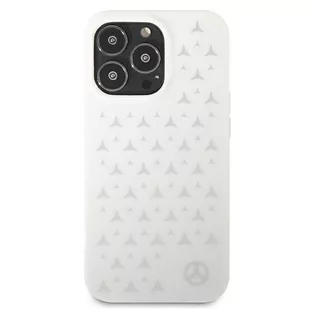 Mercedes MEHCP13XESPWH iPhone 13 Pro Max 6,7" biały/white hardcase Silver Stars Pattern - Etui i futerały do telefonów - miniaturka - grafika 3