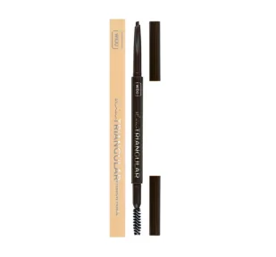 Wibo Slim Triangular Eyebrow Pencil trójkątna kredka do brwi 2 Dark Brown - Akcesoria i kosmetyki do stylizacji brwi - miniaturka - grafika 1