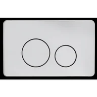 Przyciski spłukujące - BALNEO F0303050203-1 Przycisk spłukujący OXO SATYNOWY do stelażu podtynkowego  Fix-Frame Low - miniaturka - grafika 1