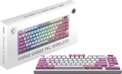 Klawiatury - MSI FORGE GK600 TKL Violet, wireless - miniaturka - grafika 1