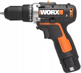 WORX WX128 wkrętarka akumulatorowa 12 V 25 Nm, 2-biegowa przekładnia i światło LED - Wiertarko-wkrętarki akumulatorowe - miniaturka - grafika 1