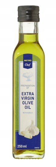 OLIWA z oliwek Extra Virgin z CZOSNKIEM czosnkowa 250 ml METRO Chef