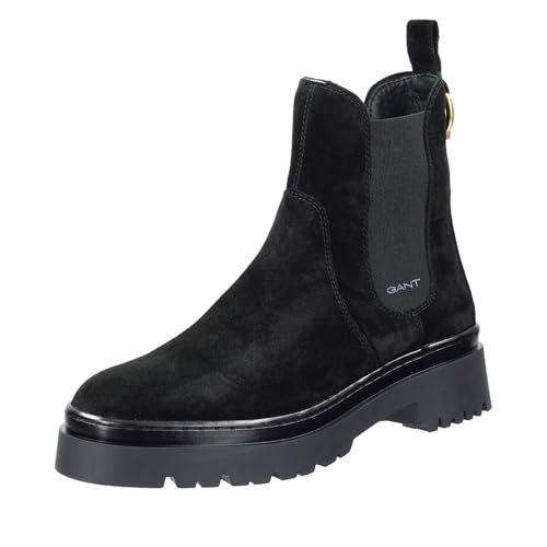 GANT FOOTWEAR ALIGREY Chelsea damskie kozaki, czarne, 41 EU, czarny, 41 EU
