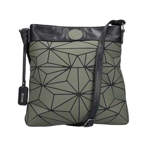 Rieker Damska torebka H1316, zielona, zielony, 295x35x295 cm