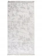 Dywany - MULTI-DECOR Dywan Prestige jasnoszary 80 x 150 cm z frędzlami - miniaturka - grafika 1