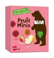 Żelki - YOYO BEAR Minis truskawka i jabłko 5x20 g - miniaturka - grafika 1
