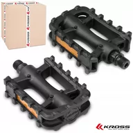 Pedały rowerowe - KROSS Pedały MTB Standard 3.0 czarne 133478 - miniaturka - grafika 1