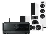 Kino domowe - Yamaha RX-V6A (czarny) + Tesi 6 + 2 + 7 (biały) - miniaturka - grafika 1
