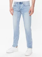 Spodnie męskie - Salsa Jeansy 127011 Niebieski Slim Fit - miniaturka - grafika 1