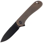 Noże - Nóż składany WE Knife Elementum Bronze Titanium, Black Stonewashed CPM S20CV (WE18062X-4) - miniaturka - grafika 1