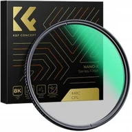Filtry fotograficzne - Filtr polaryzacyjny kołowy K&F Concept Nano-X MRC CPL - 58 mm - miniaturka - grafika 1